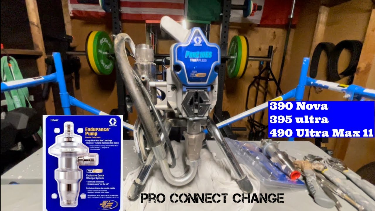 How to change ProConnect pump GRACO 390 Airless Sprayer | replacement system | Como cambiar pompa