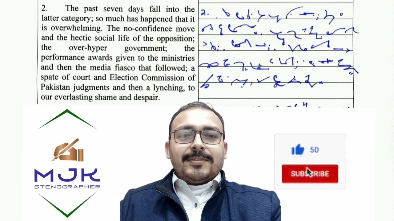 #320 | 80 WPM Shorthand Dictation | 80 WPM Shorthand Dictation - MJK Stenographer
