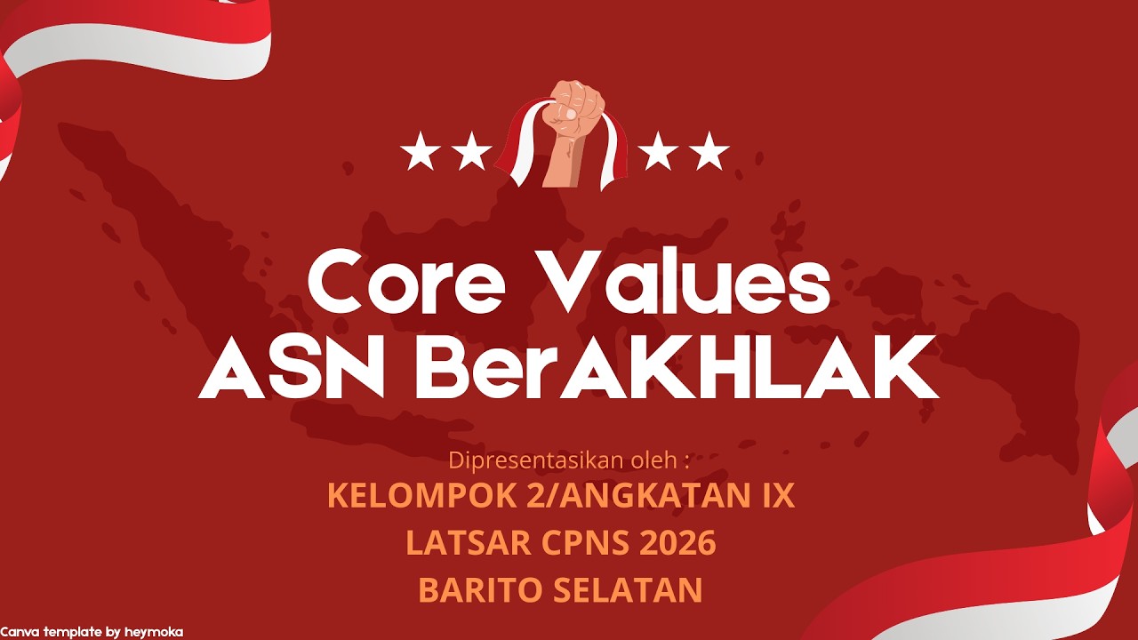 KELOMPOK 2 - TUGAS AGENDA II - Core Values ASN BerAKHLAK