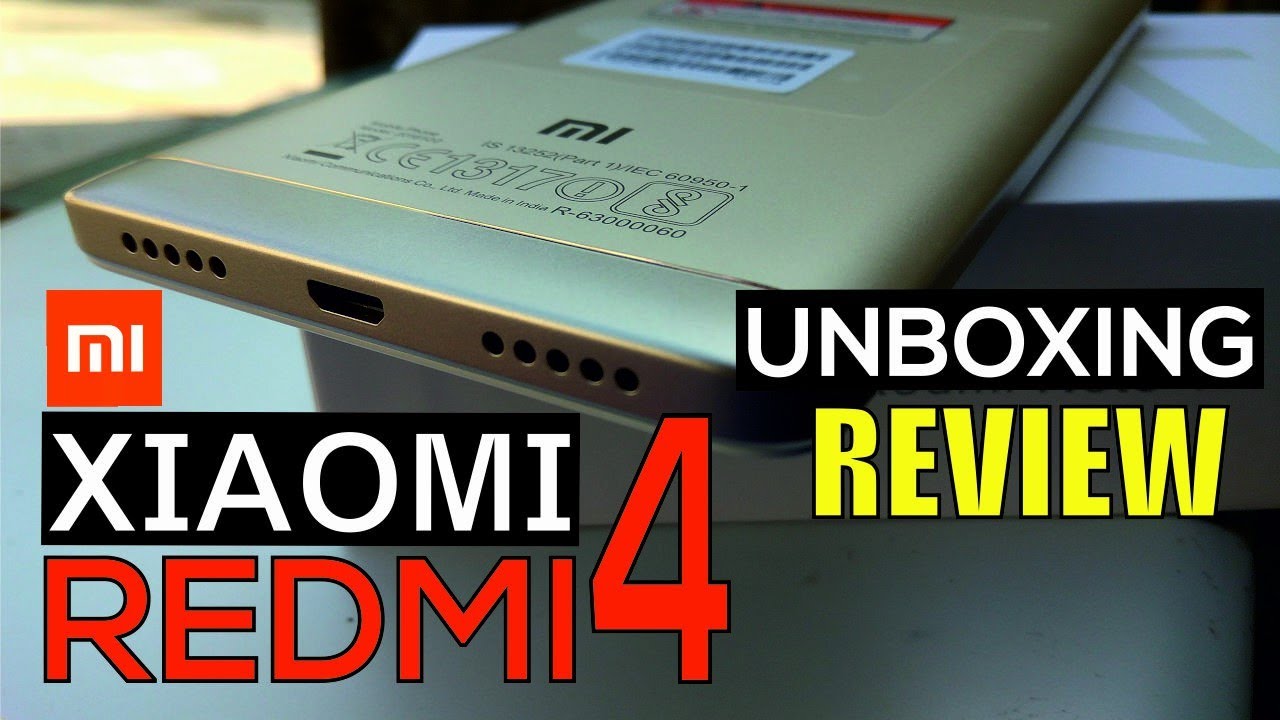 Xiaomi Redmi 4 Unboxing First Look With Camera Samples | Budget  Power Phone (HD)