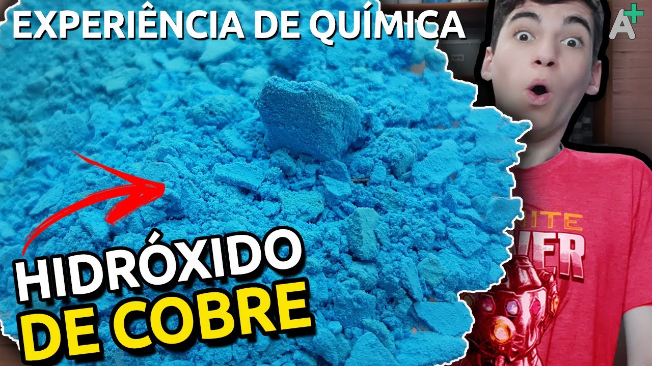 Fazendo HIDRÓXIDO DE COBRE Cu(OH)2 - (Experiência de química)