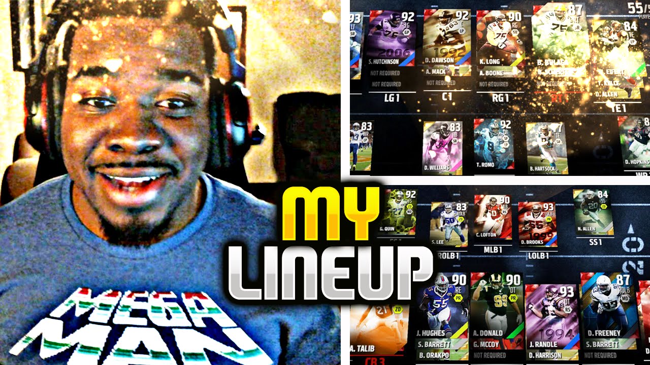 Madden NFL 16 Ultimate Team - MY LINEUP!!! - Making Movez  MUT 16