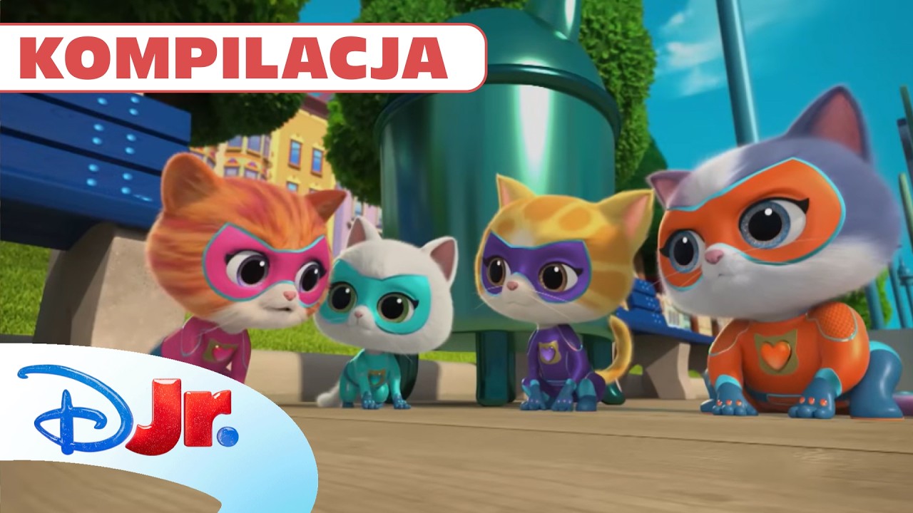 🦸🐈&zwj;⬛ Superprzygody | SuperKoty [KOMPILACJA] | Disney Junior Polska