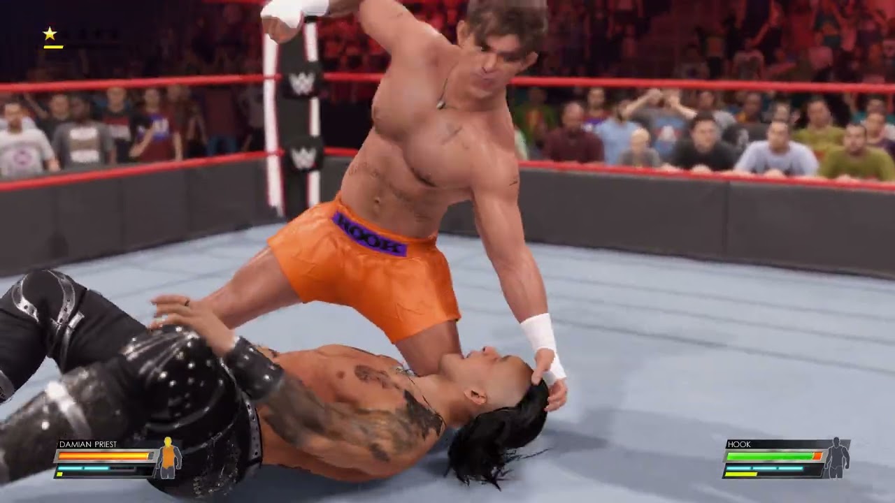 wwe2k22 damian priest VS HOOK