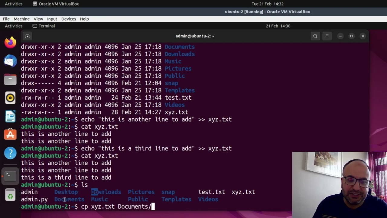 Linux cp, rm, mv explained in Pashto د لینکس فایل او ډایریکټری کاپی، ریموو او نوم تبدیلولو کمانډونه