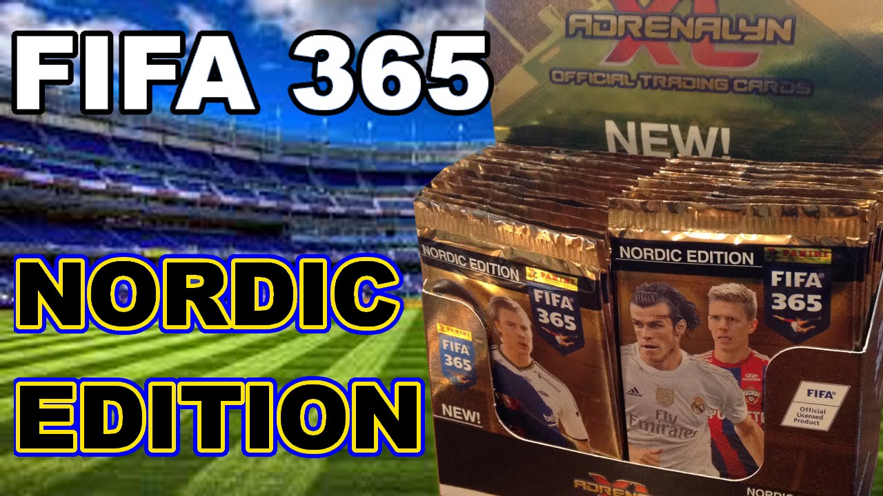 BOX NORDIC EDITION FIFA 365 by PANINI - new nordic edition cards !