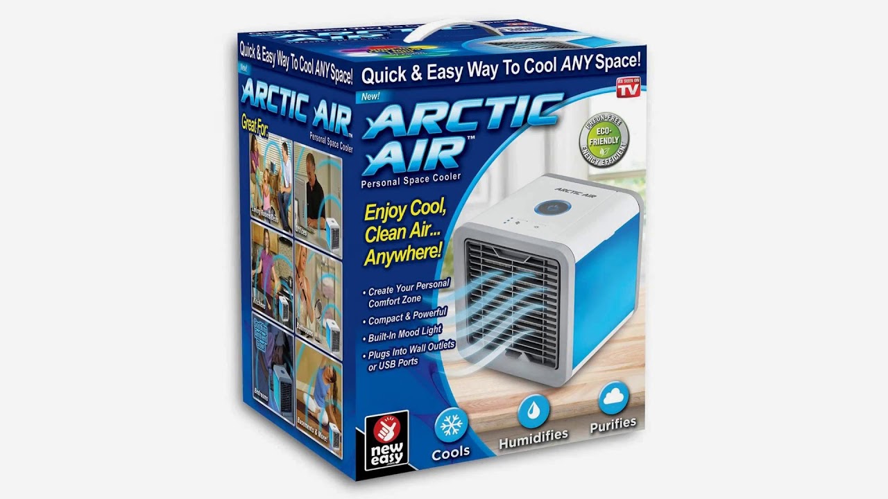 ONTEL Arctic Air Personal Space Cooler The Quick -Youtube