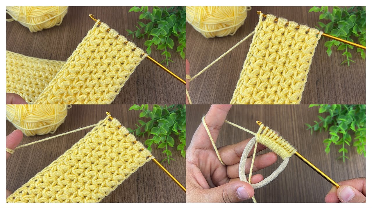 1 saate ör hemen tak çok kolay Tunus işi bandana yapılışı - saç bandı modelleri