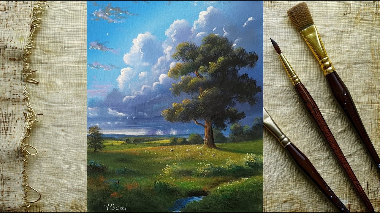 Mera Akrilik Boya / Landscape Acrylic Painting