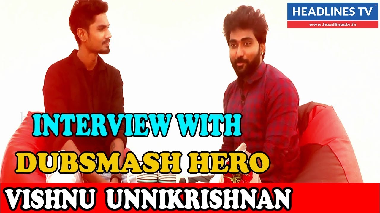 Interview with Dubsmash Hero Vishnu Unnikrishnan | Christmas Special | Headlinestv