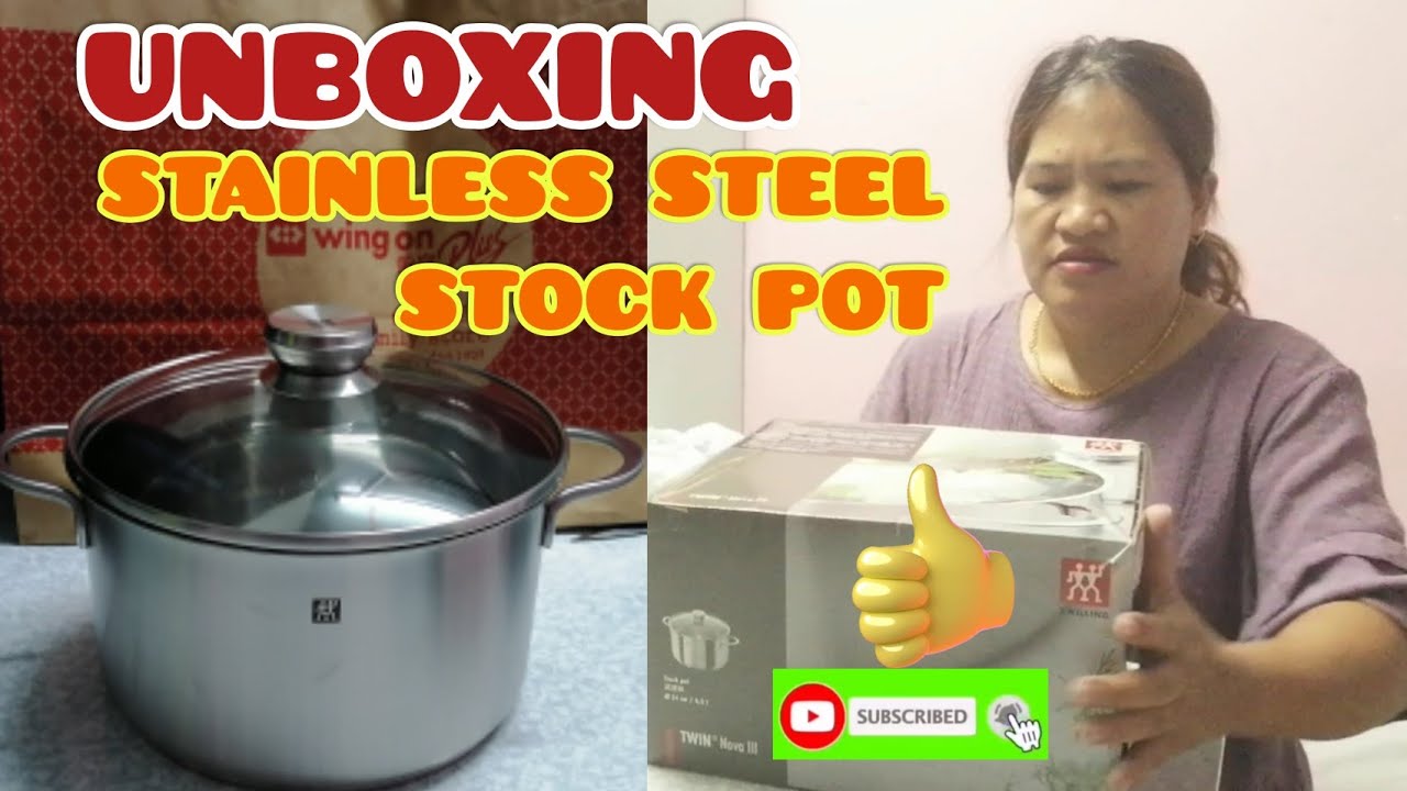 UNBOXING STAINLESS STEEL | ZWILLING STOCK POT 24 CM/ 6, 01 | TWIN NOVA 111 | @SehlmixVlogs