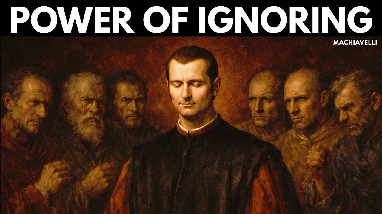 Art Of Ignoring People! Most Ruthless Power | Machiavelli's Dark Psychology Tricks