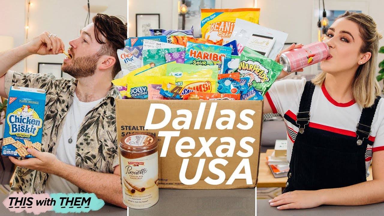 British People Trying American Candy: Texas Edition - This With Them