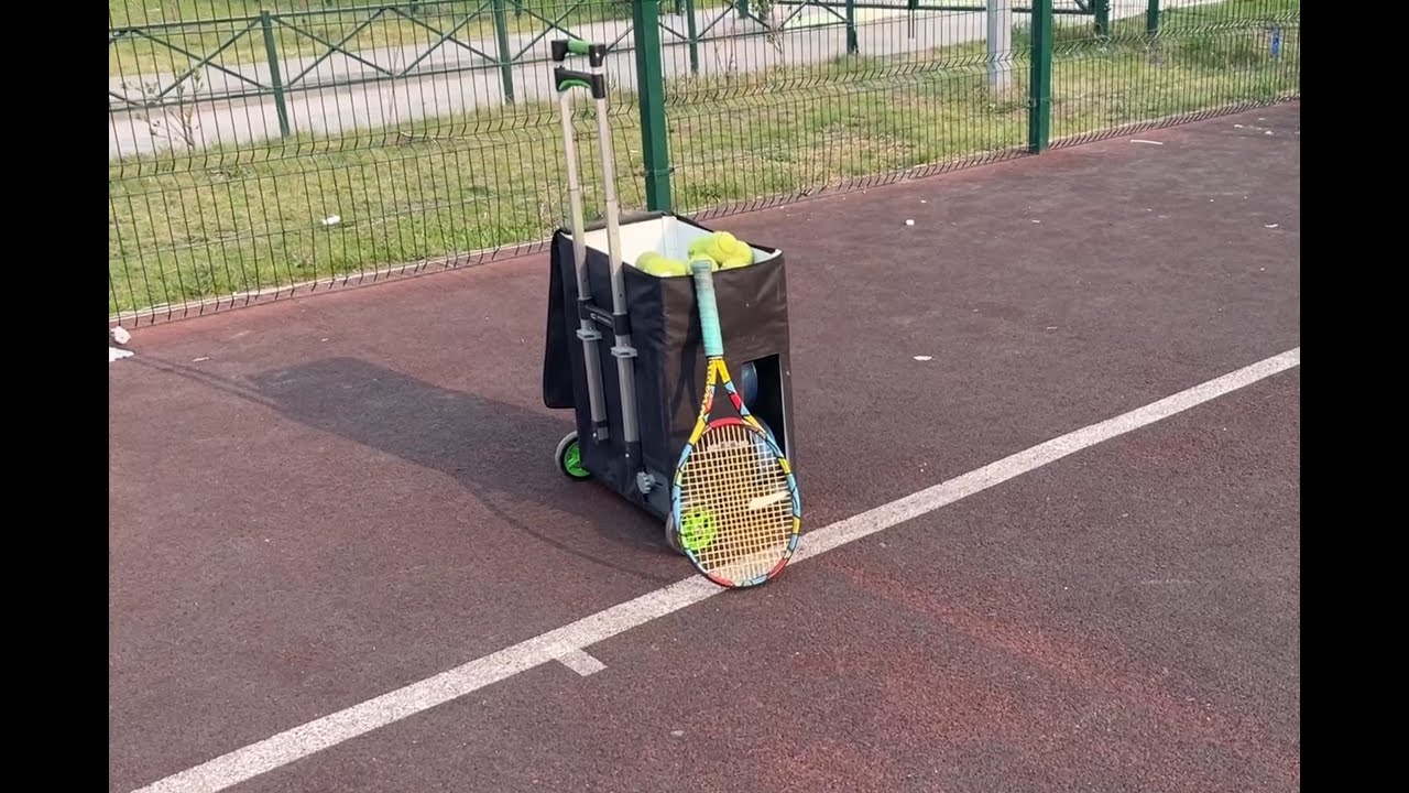 DIY Homemade tennis ball machine