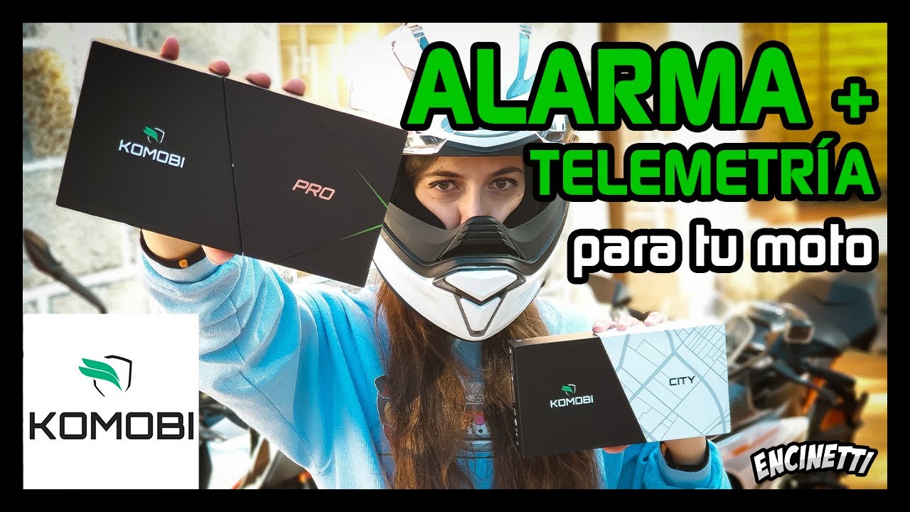 ALARMA + TELEMETRÍA: PROTEGE TU MOTO CON KOMOBI MOTO