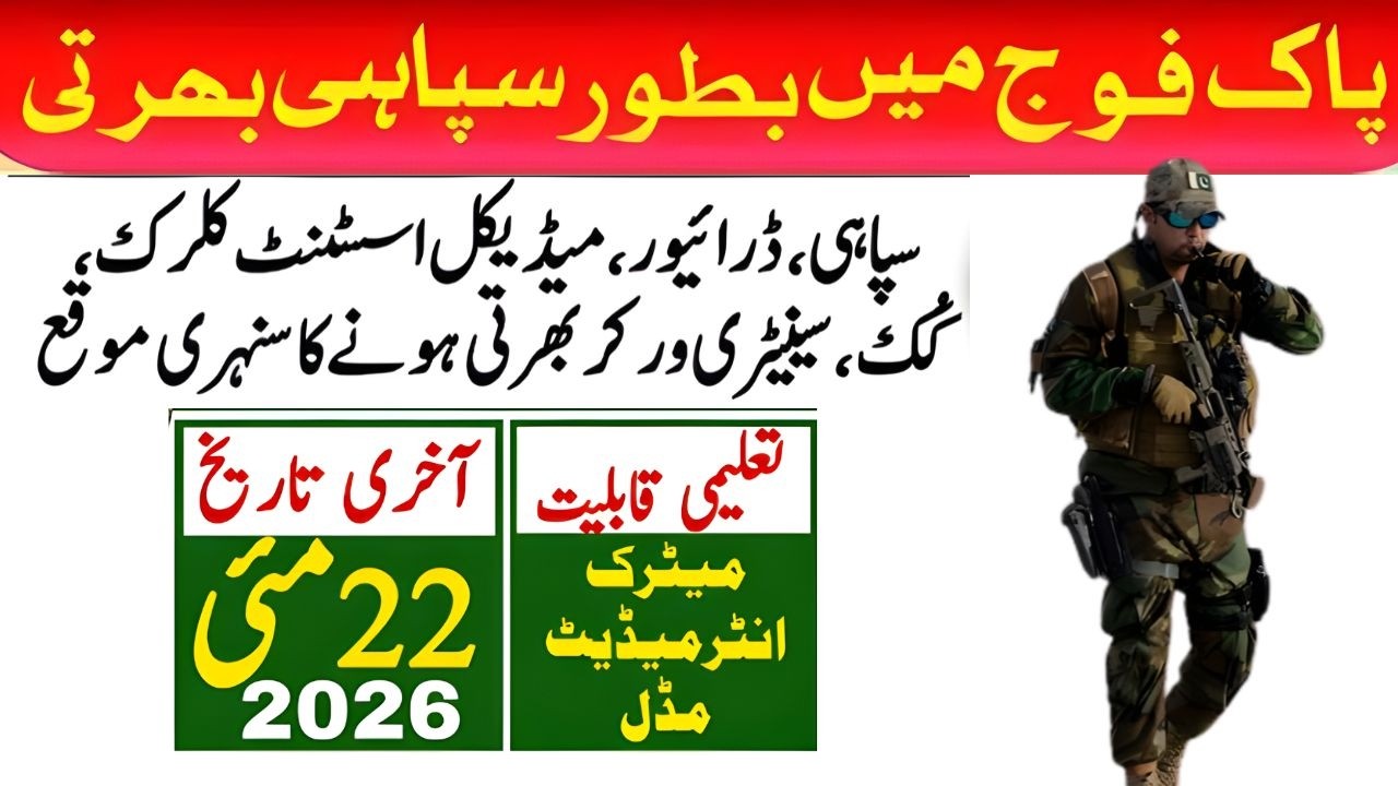 Join Pak Army as Soldier 2026 | Online Registration Step by Step | Pak Army Jobs 2026