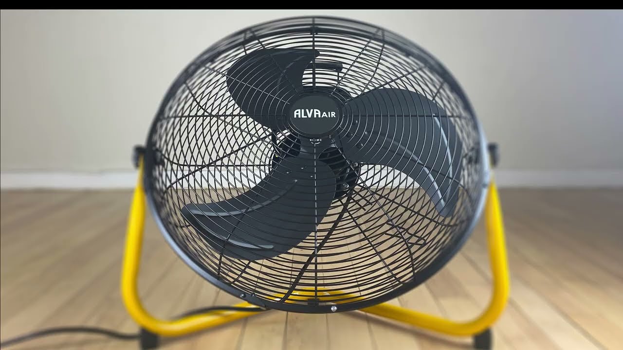 ALVA AIR-45cm FLOOR FAN &ndash; HIGH VELOCITY (MATT BLACK)-BEHIND THE BREEZE-EPISODE 3