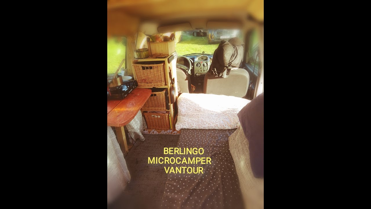 MINICAMPER MINIMALIST VAN TOUR | CITROEN BERLINGO | FULLTIME TRAVEL
