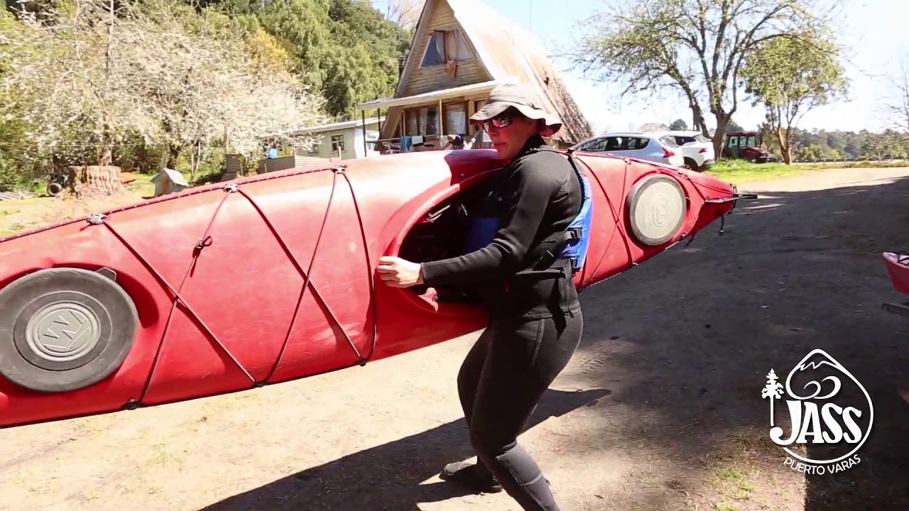 Como transportar un kayak de mar - Subir y Bajar de forma controlada