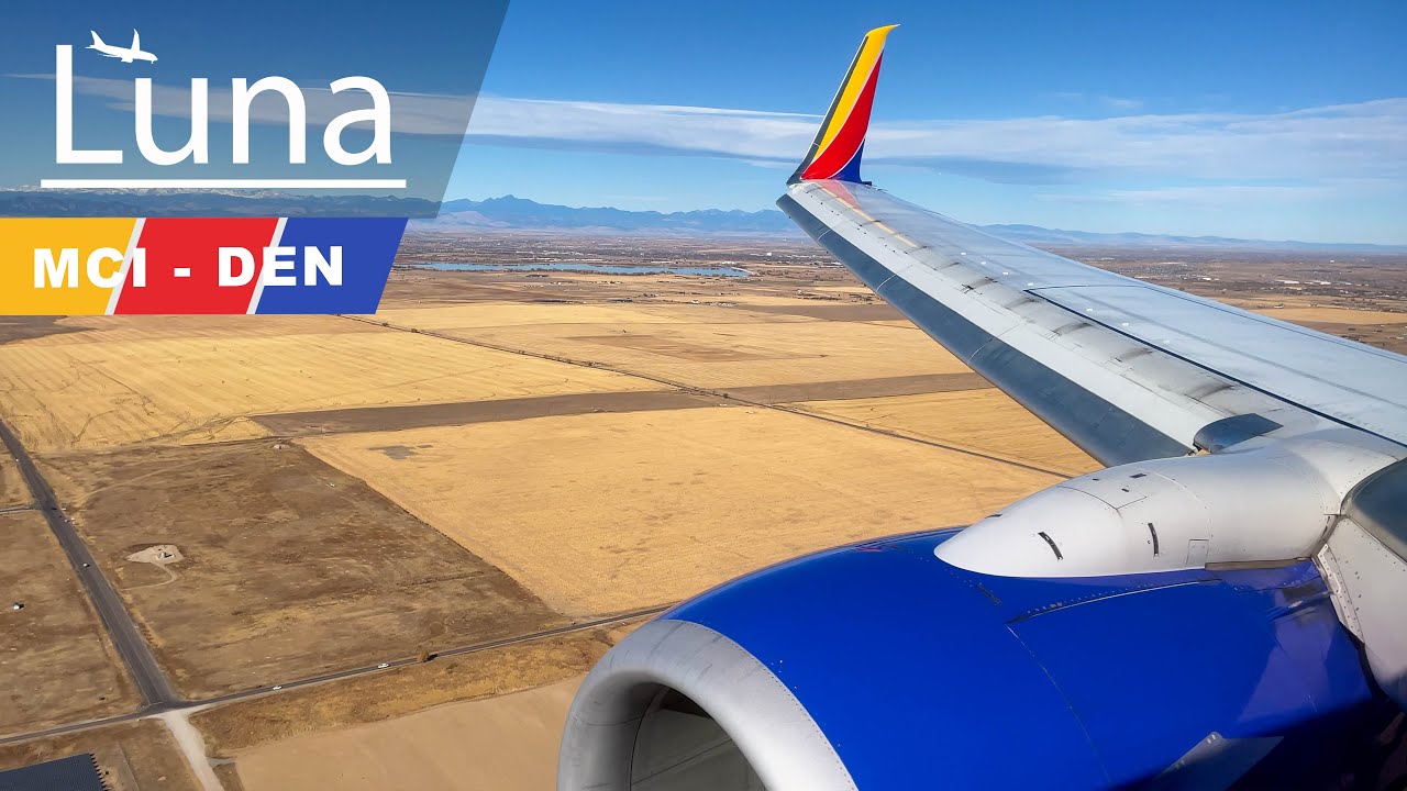 Southwest Airlines Boeing 737-800 Flight From Kansas City to Denver