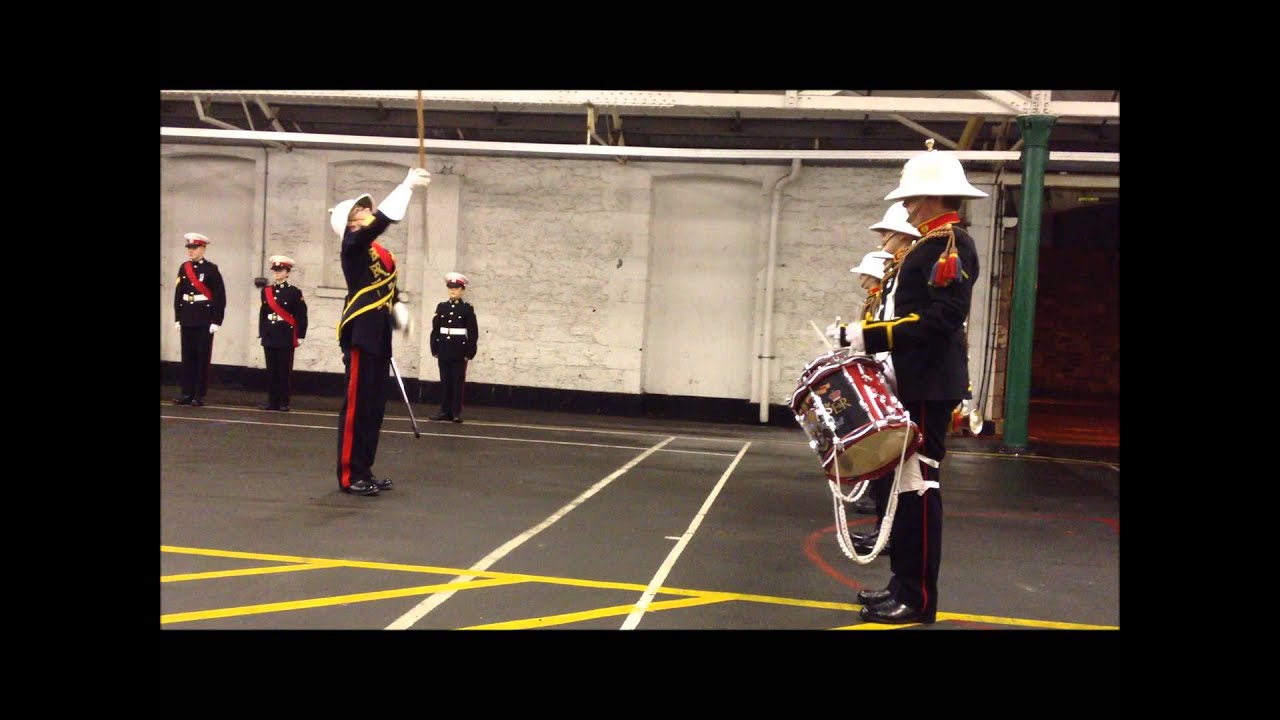 Royal Marines Cadets Plymouth Passing Out Parade Stonehouse Barracks