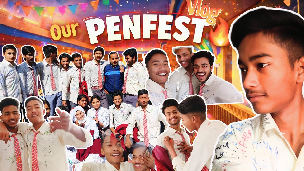 School Pen fest Vlog | Class 12 Last Day Memories |