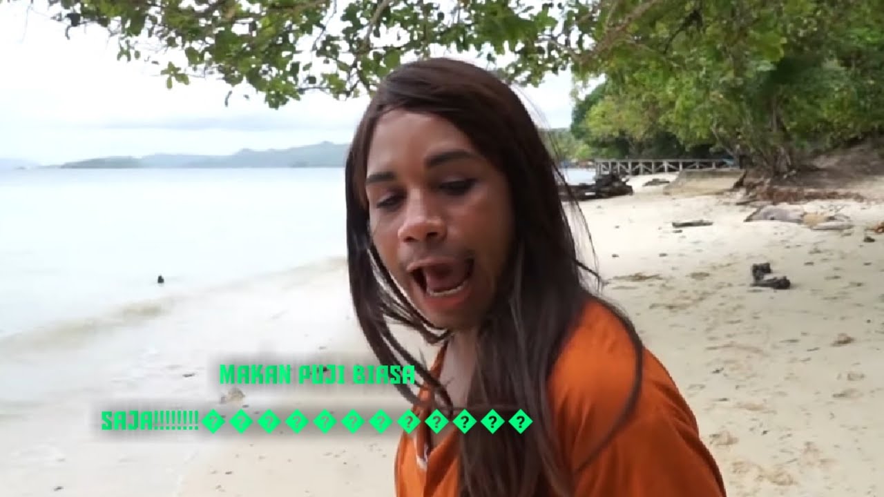 KOCAK😄😄😃 YANPIT GOSO & KK MON JUAL BATU KARANG DI PANTAI SAPORKREN
