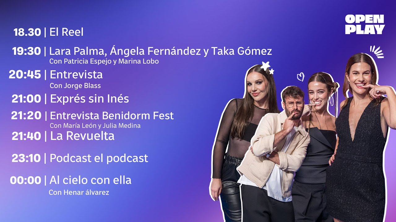 🔴 OPEN PLAY en DIRECTO hoy con JORGE BLAS, MAR&Iacute;A LE&Oacute;N, JULIA MEDINA y m&aacute;s | 12/11/25