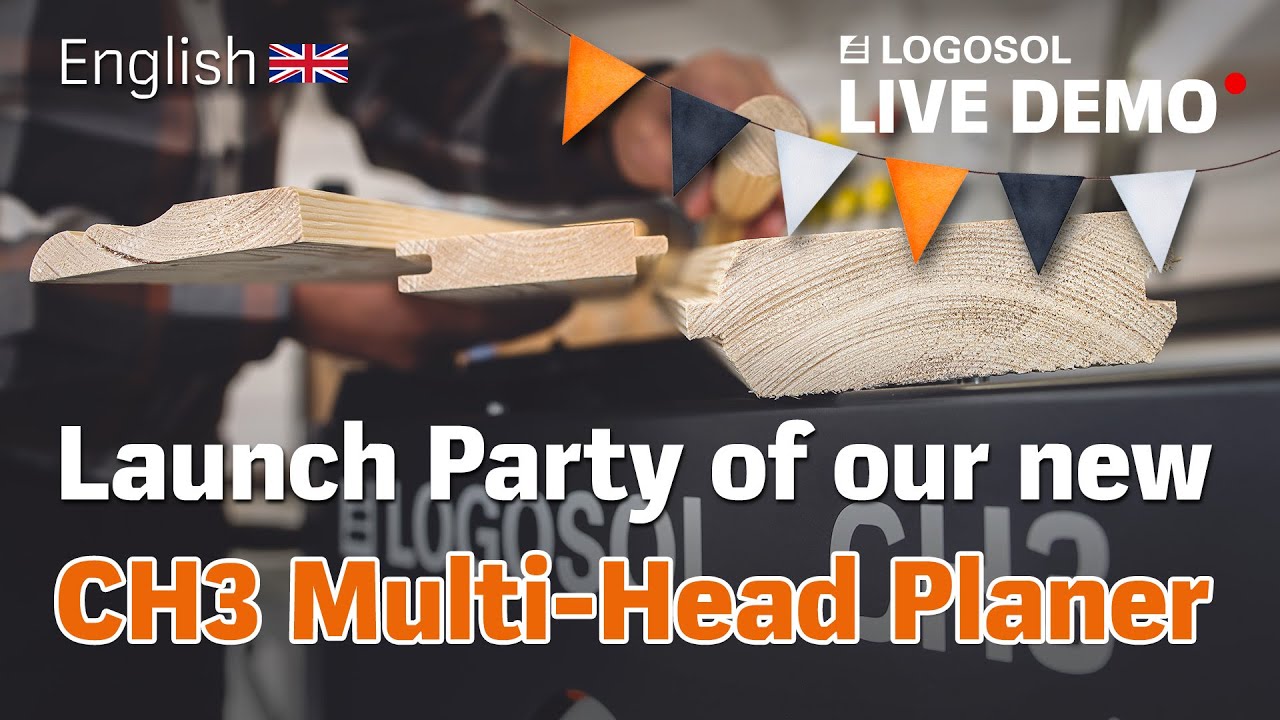 LOGOSOL | ДЕМОНСТРАЦИЯ В ПРЯМОМ ЭФИРЕ: Запуск Party CH3 Moulder!
