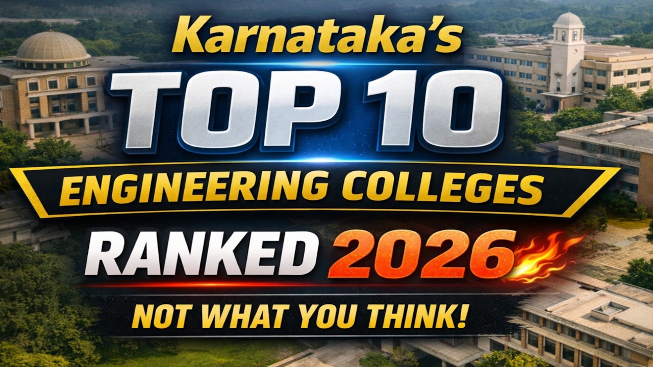 Karnataka's Top 10 Engineering Colleges RANKED 2026 | Not What You Think! 🔥