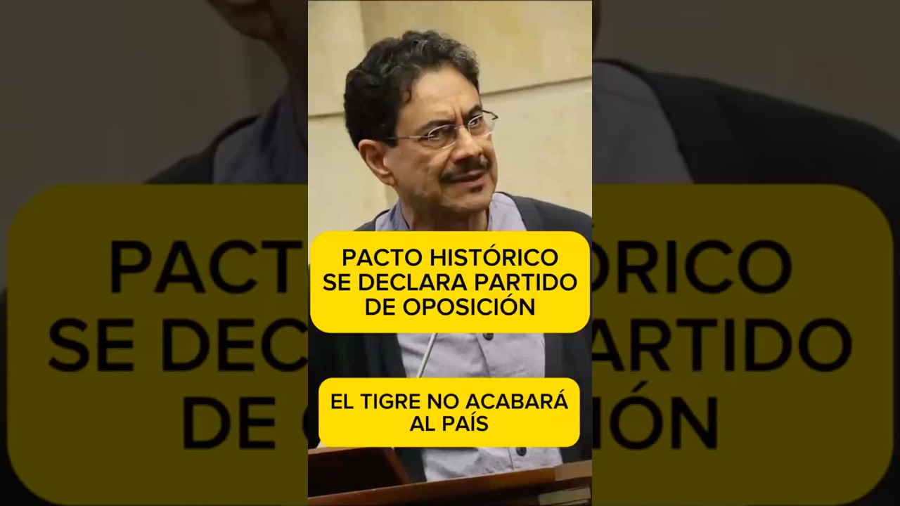 PACTO HIST&Oacute;RICO DECLARES ITSELF AN OPPOSITION PARTY TO THE GATICO #colombia #elections #pactohist...