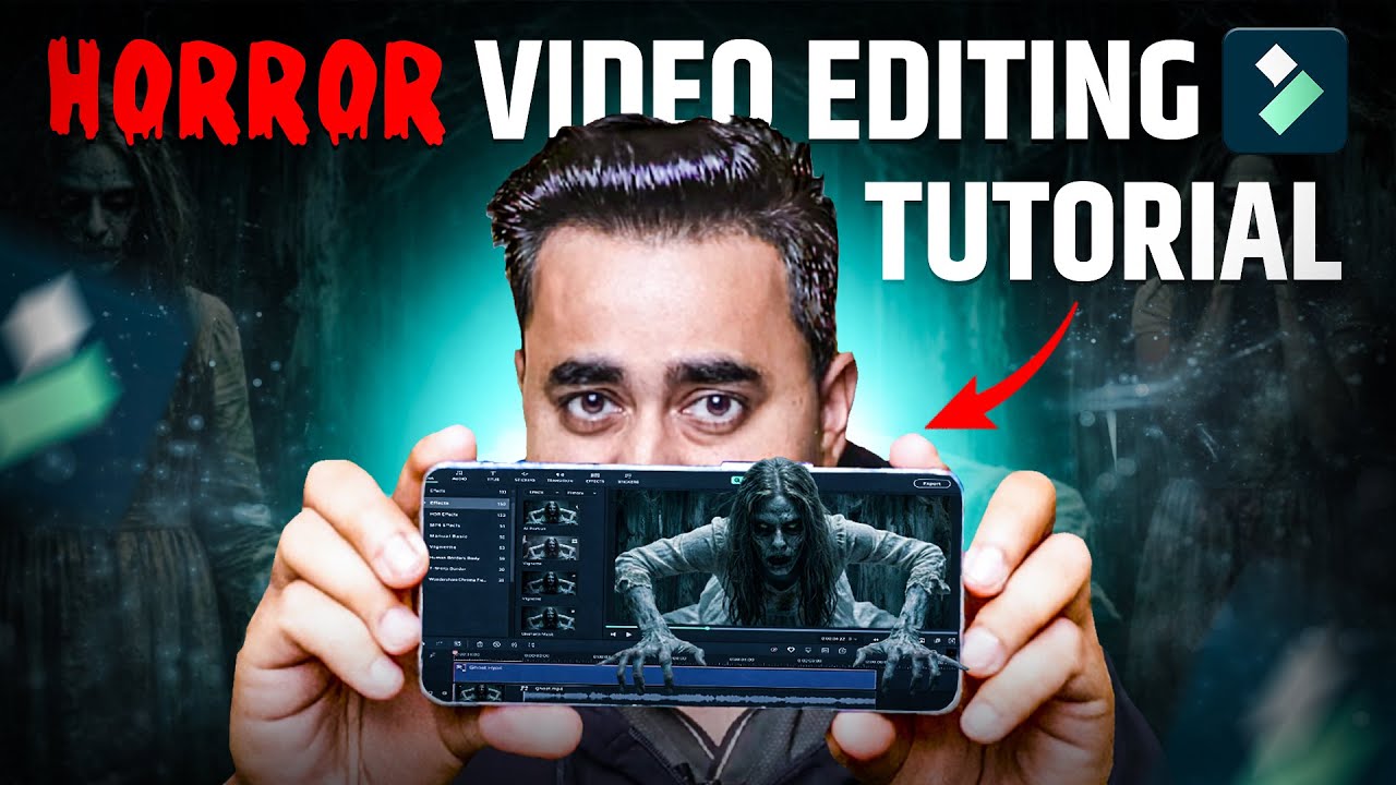 AI Horror Story Video Editing Tutorial ✅ (Cinematic Horror Like a Pro!)