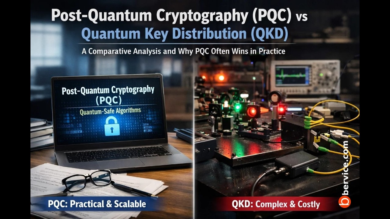 🎥 PQC vs QKD in 30 Seconds