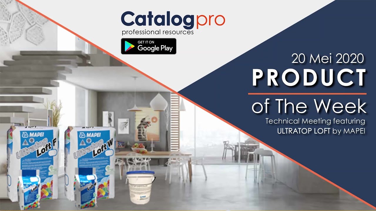 PRODUCT of the Week : ULTRATOP LOFT by MAPEI Video