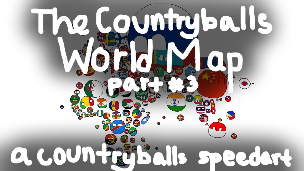 Countryballs Speedart | Europe!! | The Countryballs World Map #3