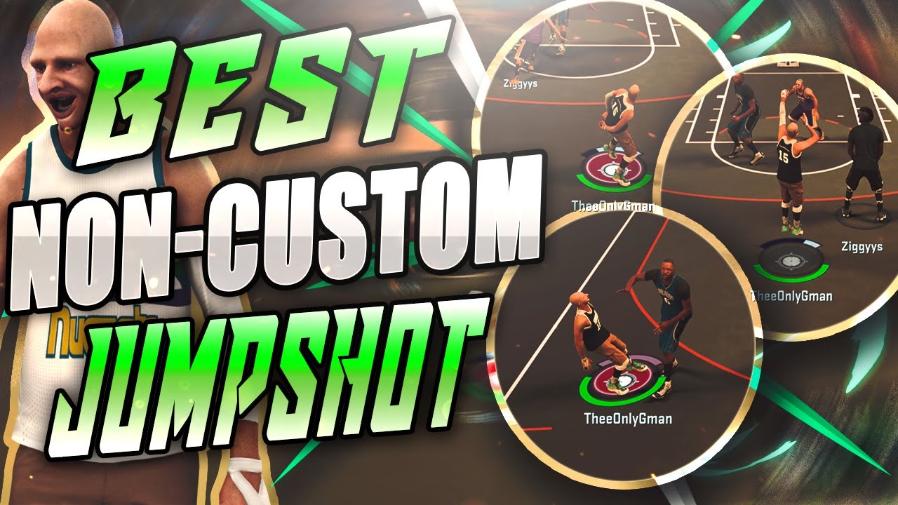 BEST NON CUSTOM JUMPSHOT FOR ALL BUILDS | SMOOTH & CONSISTENT | GREENS FROM HALFCOURT | WetLikeWater