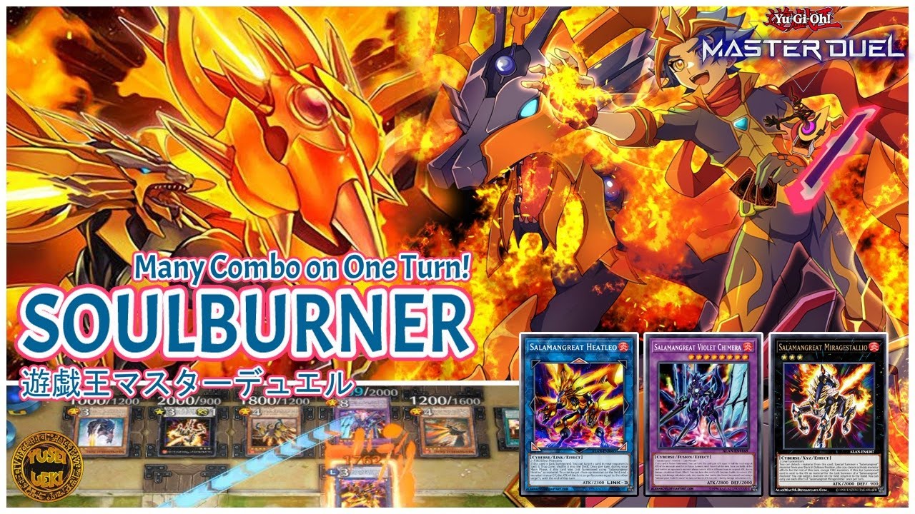 Yugioh MASTER DUEL | Salamangreat Deck 2022 Gameplay - One turn Link/Fusion/XYZ Summon | 遊戯王マスターデュエル