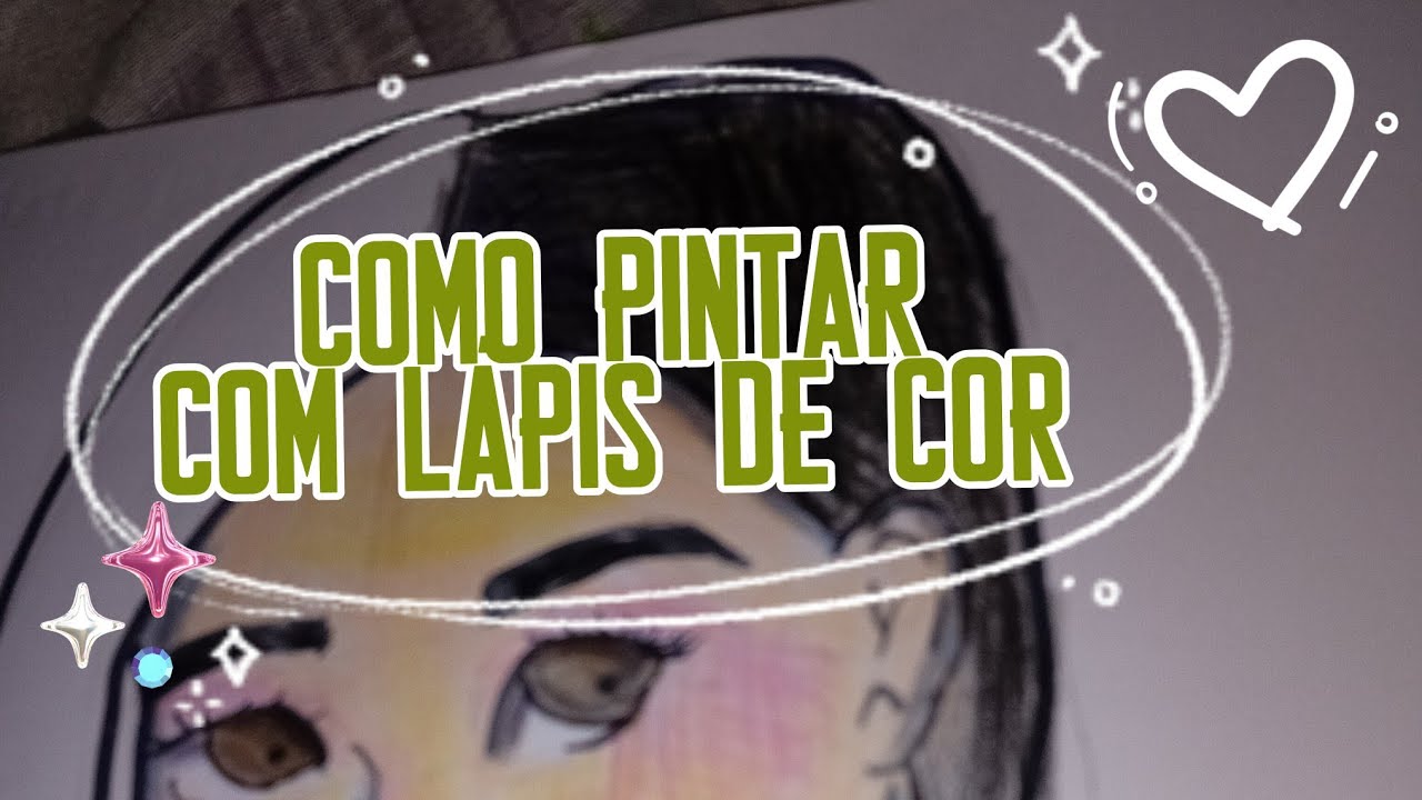 Como pintar com lápis de cor 