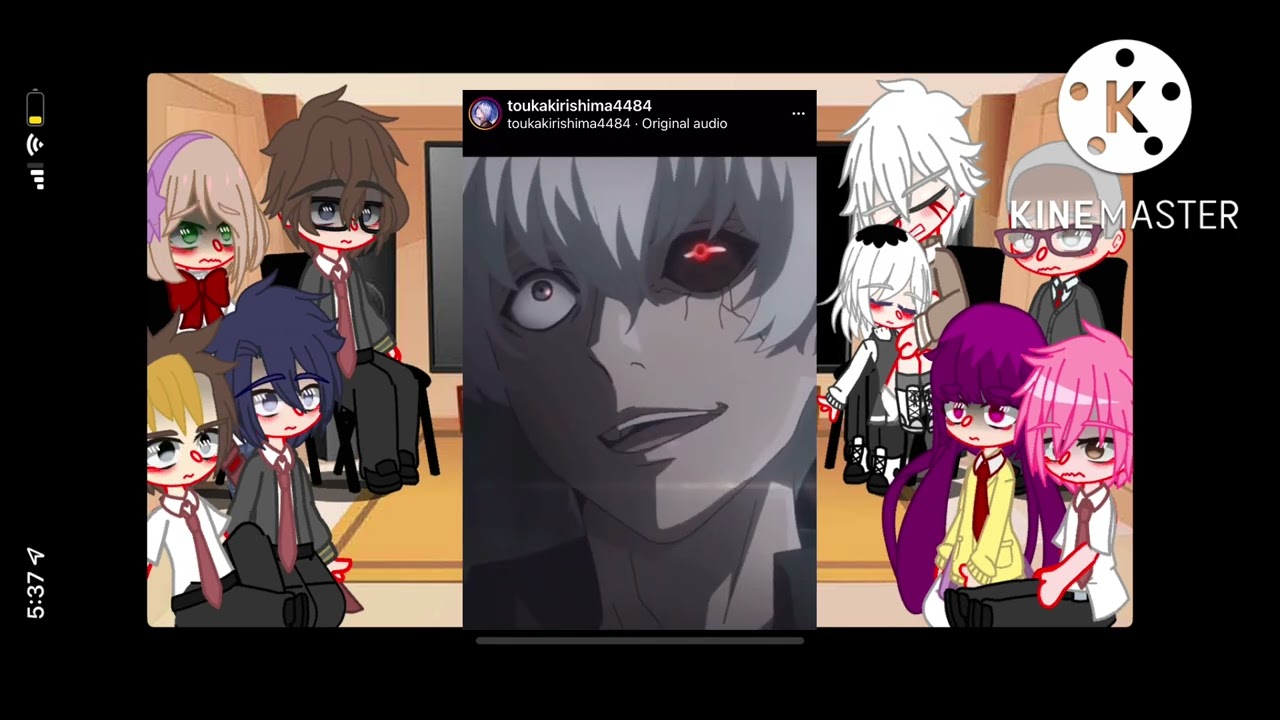 || Blue Exorcist Reacts to Tokyo Ghoul || Bonfire + Yukiemi + Shamiki || Longish || AU ||