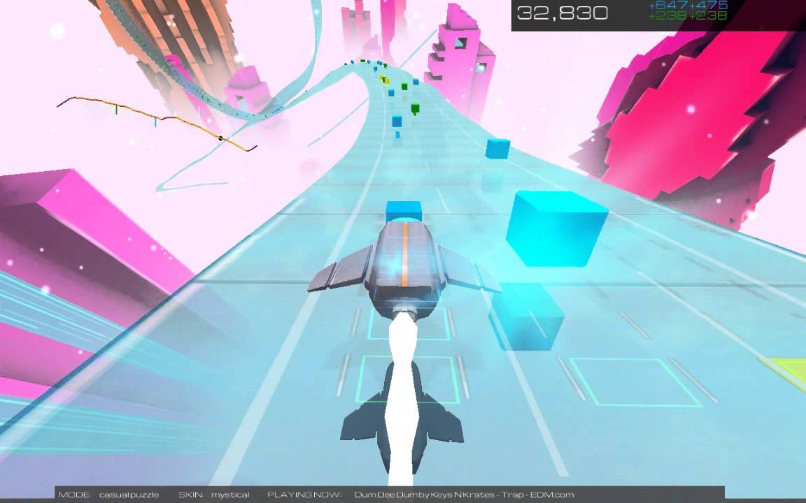 Audiosurf2 первый взгляд
