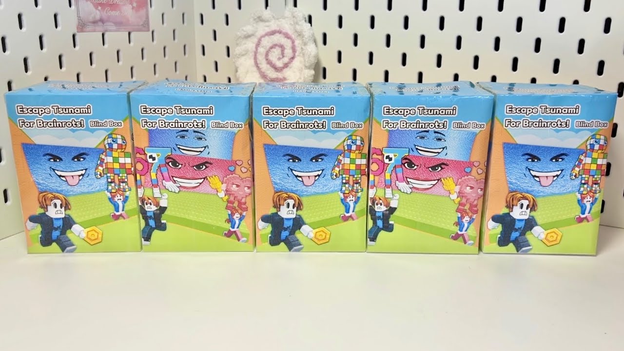 [☁️Paperdiy☁️] Escape Tsunami For Brainrots! Blind box Compilation✨ ASMR | Roblox | Squishy | 브레인롯