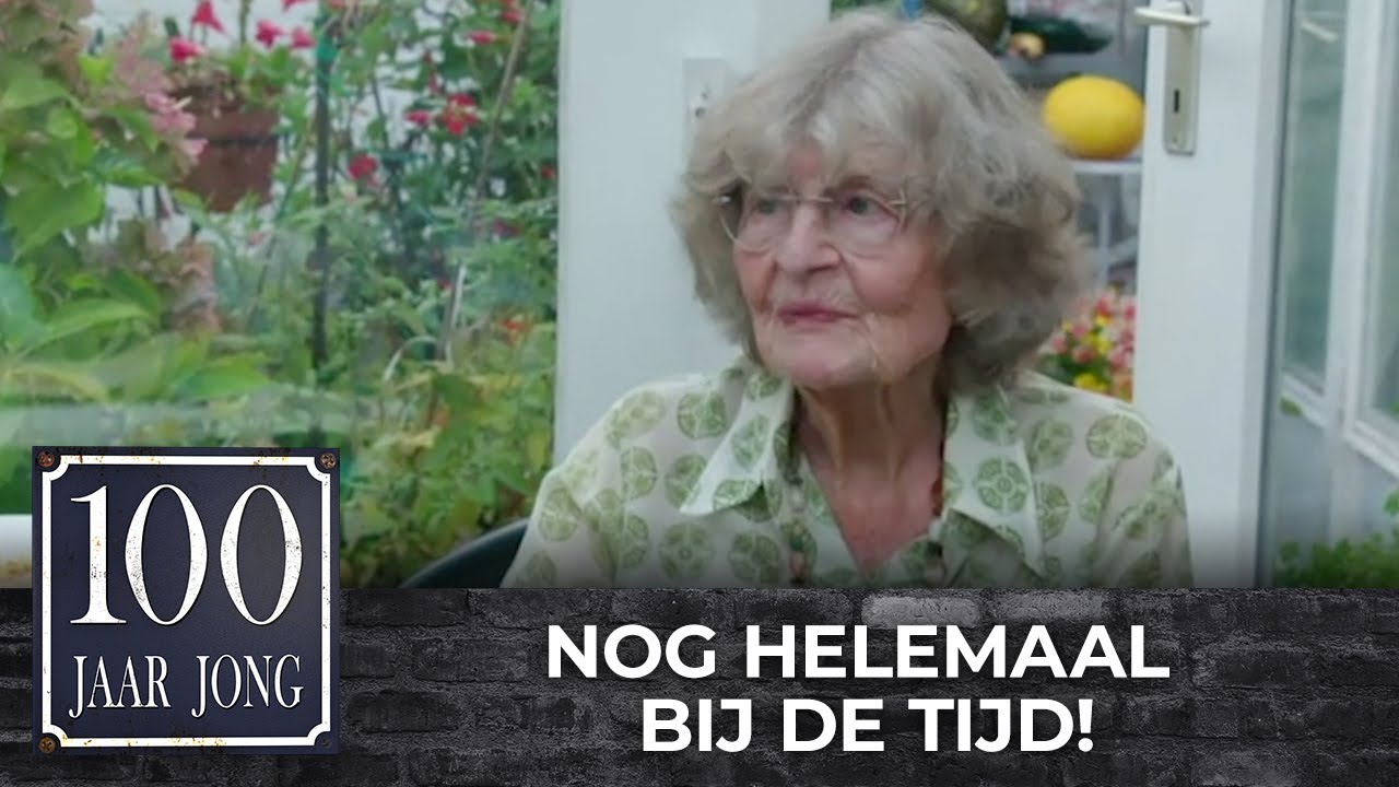 100-Jarige Ingrid houdt de BEURZEN nog nauwlettend in de gaten! | 100 Jaar Jong