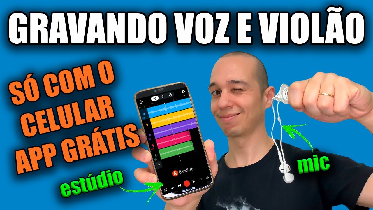 Como gravar voz e violão com o celular | GUIA RÁPIDO (parte 1)