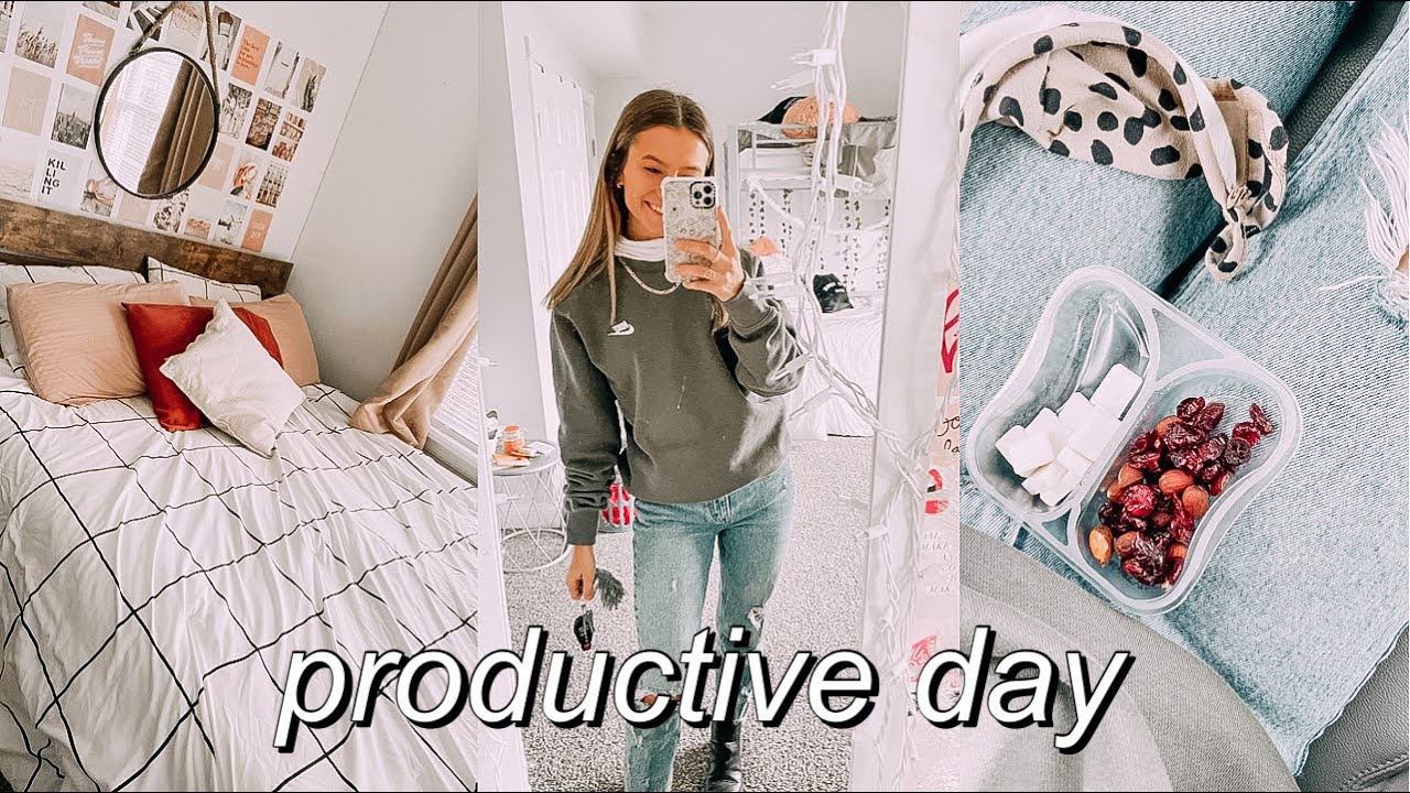 *productive* DAY IN MY LIFE (back at college!) | moving back, target haul, running errands, + MORE!