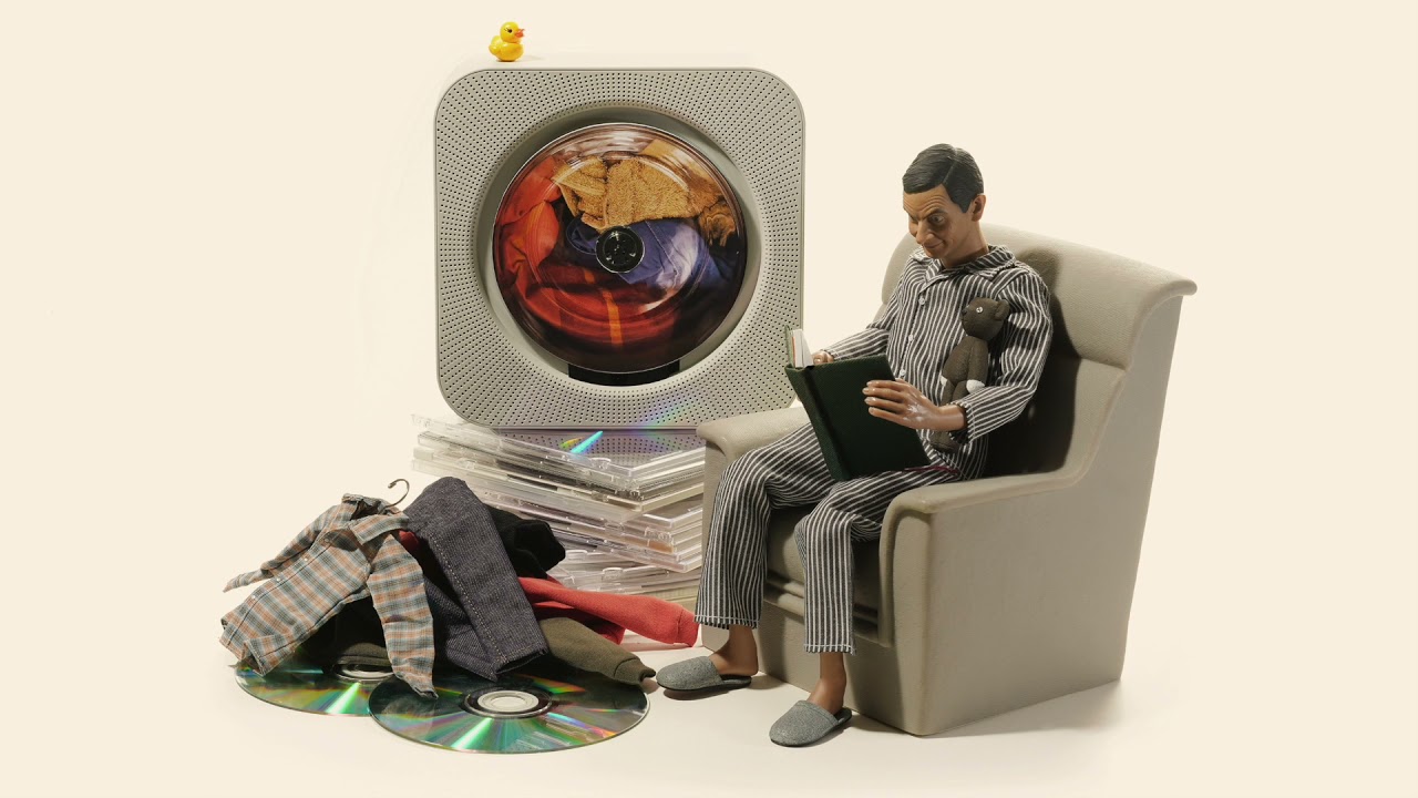 CDをドラム式洗濯機に見立てる｜Front Load Washer (Short Animation)