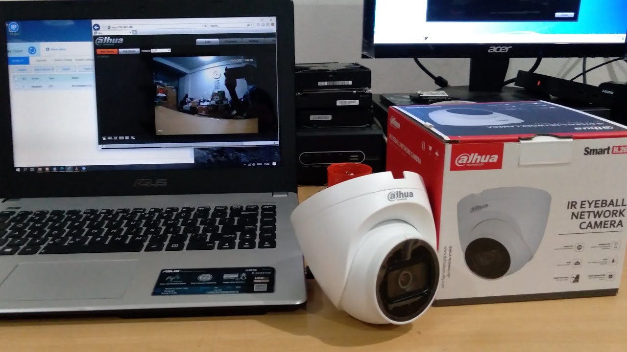 Cara Koneksi Dahua IP Camera Ke Laptop Serta Setup Awal (Initializing).