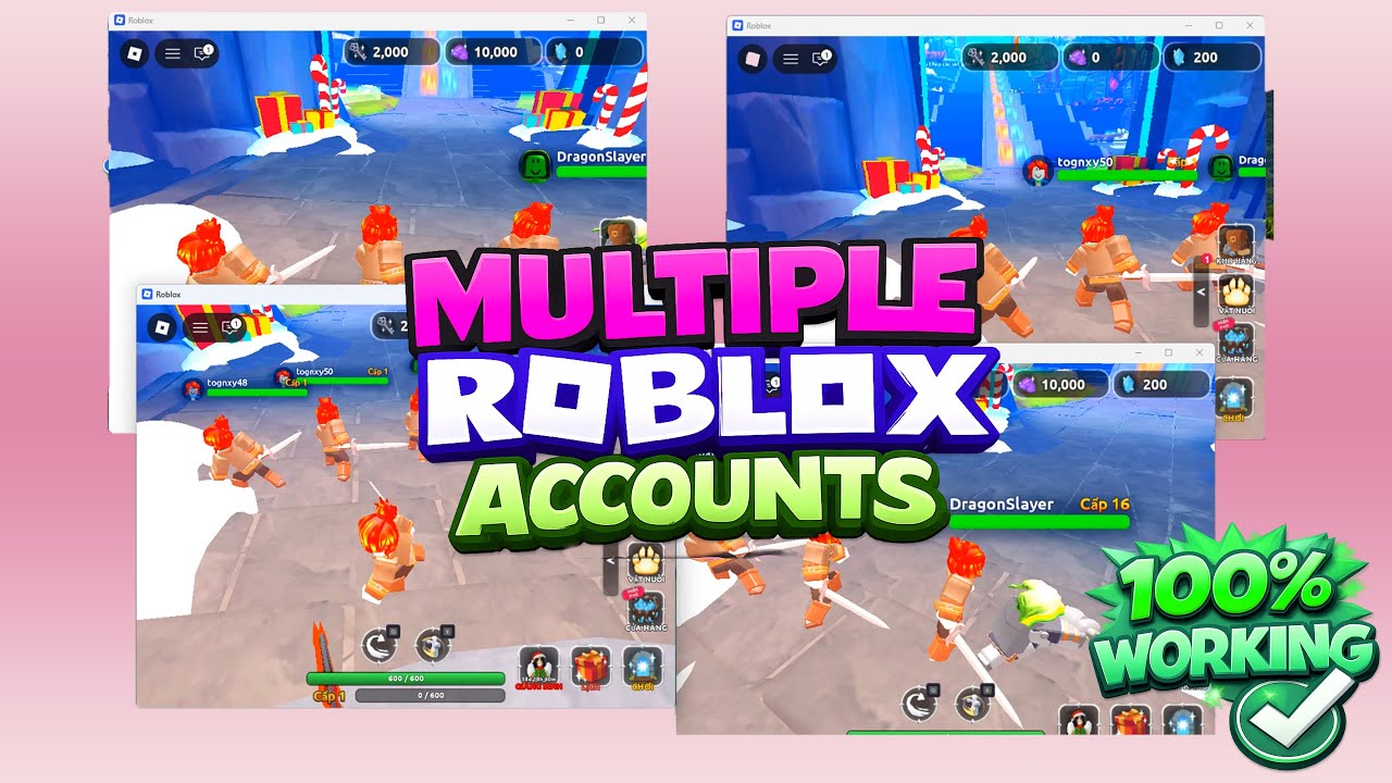 How to Run Multiple Roblox Accounts on One PC (No Disconnects)