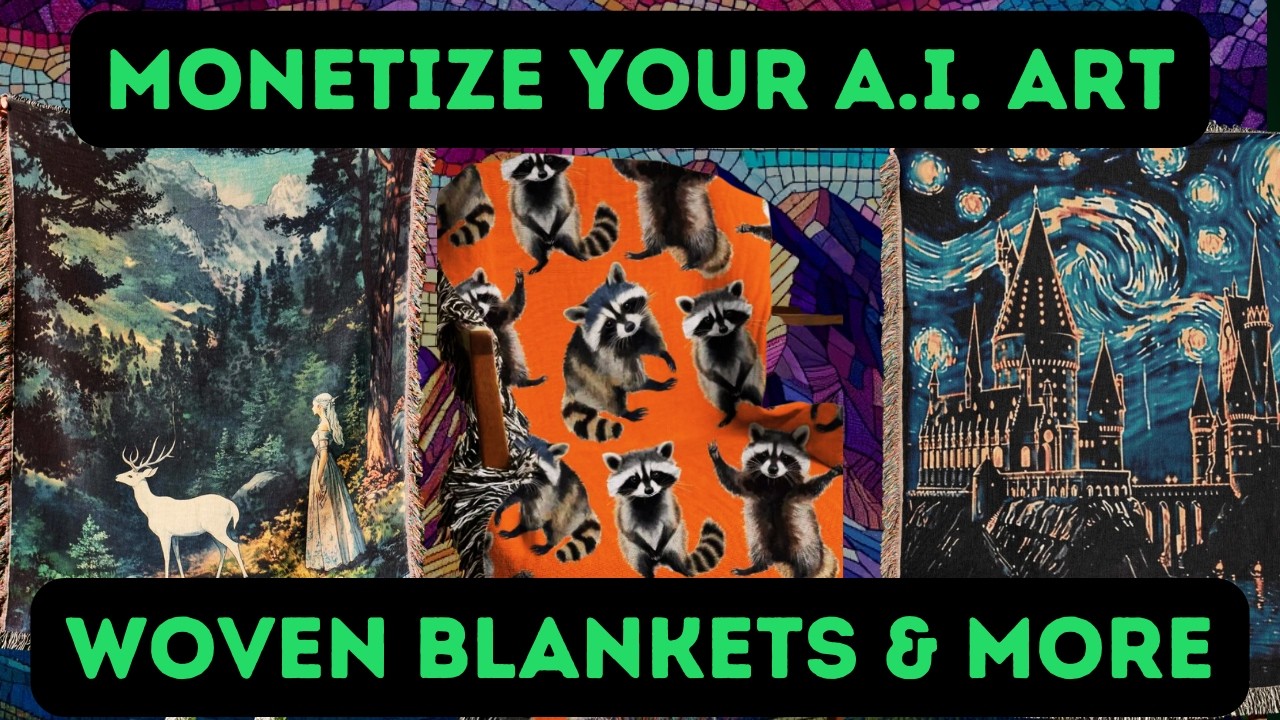 Q4 2025 Winning Product, AI Woven Blankets - How to Earn With AI Art & POD