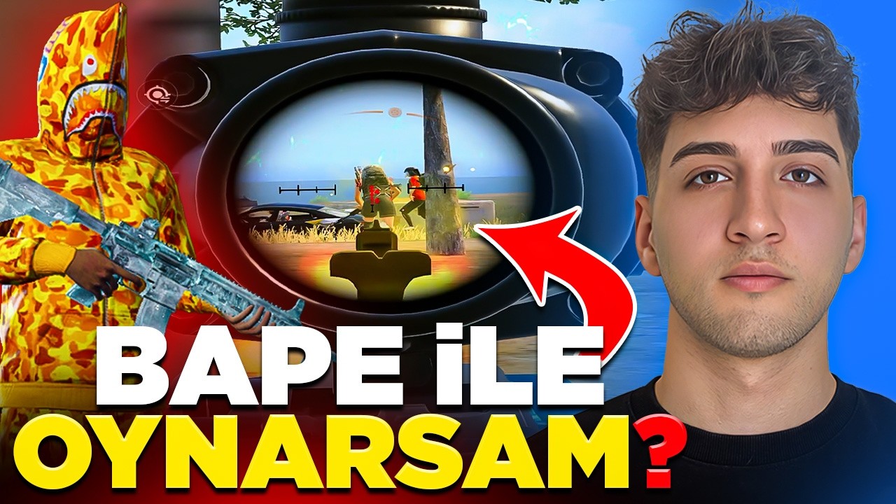 FULL BAPE İLE OYNARSAM NE OLUR? AWM İLE ŞOV YAPTIM! PUBG Mobile