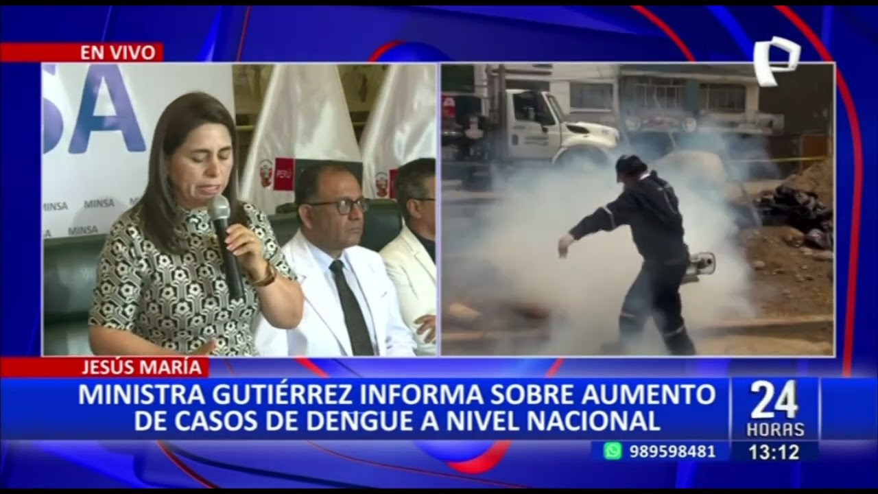 Minsa presenta equipo de especialistas para afrontar la emergencia contra el dengue